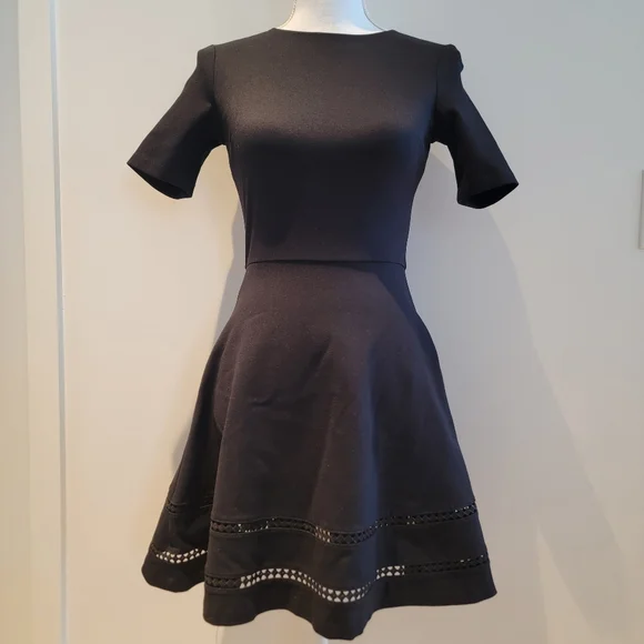 Aqua | Dresses | Bloomingdale Aqua Black Mini Cocktail Dress | Poshmark